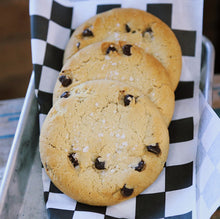 Load image into Gallery viewer, Foxship Bakery Vegan Lavender Chocolate Chip Cookies