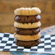 Load image into Gallery viewer, Foxship Bakery Peanut Butter and Double Chocolate Cookies