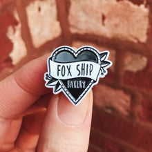 Load image into Gallery viewer, foxship bakery soft enamel pin