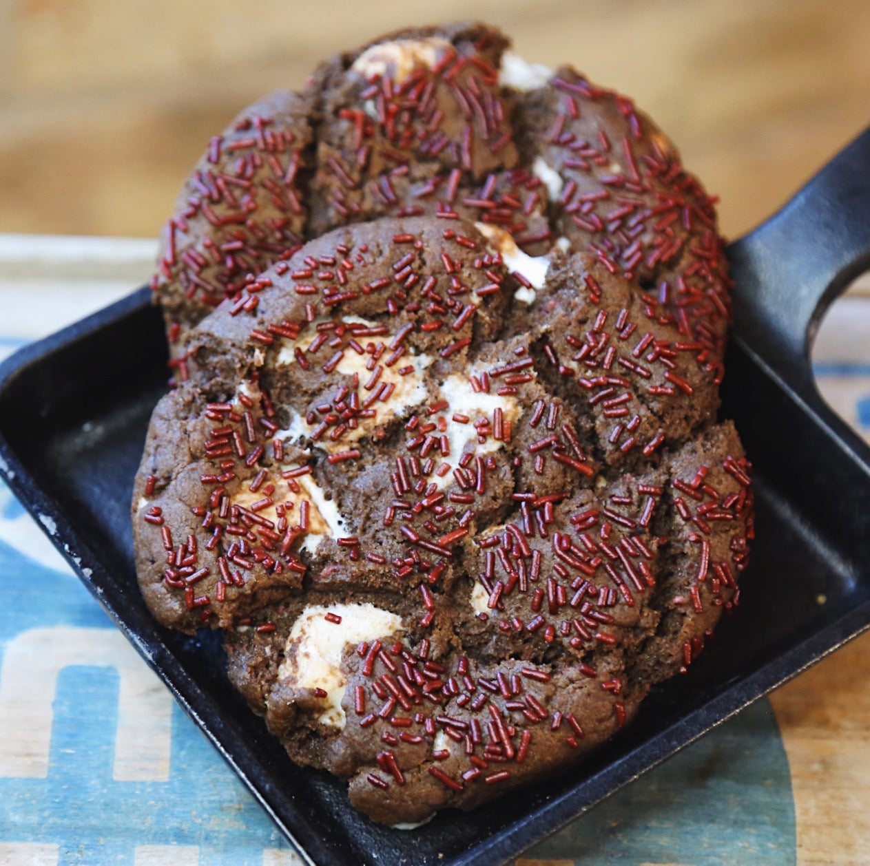 6 Quarter Pound Vegan Hot Cocoa Cookies