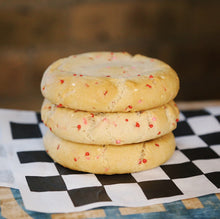 Load image into Gallery viewer, Foxship Bakery Vegan VDAY Cake Batter Cookies