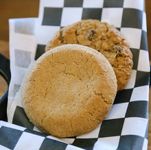 Load image into Gallery viewer, Foxship Bakery Vegan Snickerdoodle &amp; Oatmeal Raisin Cookies