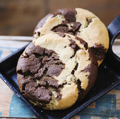 Foxship Bakery Vegan Chocolate Marble Cookies