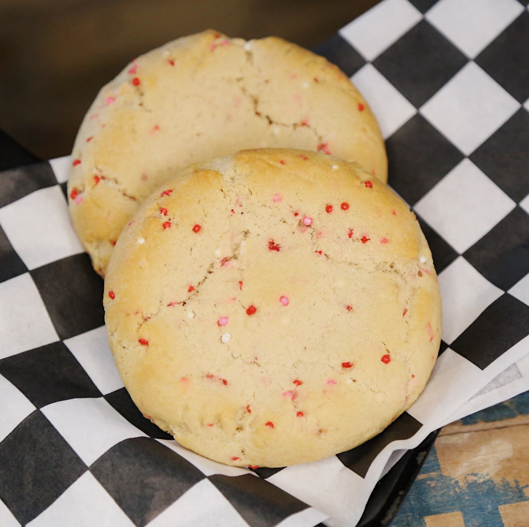 Foxship Bakery Vegan VDAY Cake Batter Cookies