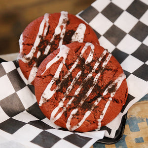 Foxship Bakery Vegan Red Velvet Oreo Cookies