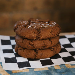 Foxship Bakery Vegan Salted Brownie Cookies