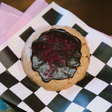 Load image into Gallery viewer, Foxship Bakery Vegan Chocolate Raspberry Poptart Cookie
