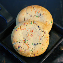 Load image into Gallery viewer, vegan halloween cake batter cookies