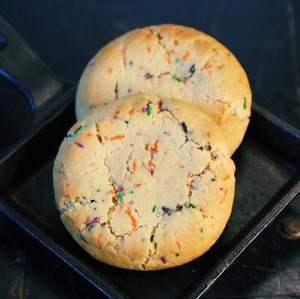 vegan halloween cake batter cookies