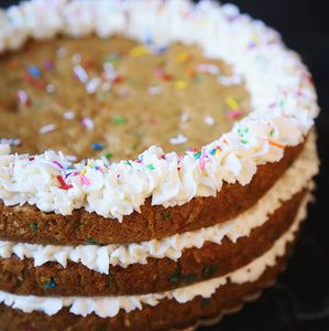 Vegan Triple Layer Cookie Cake -PICK UP ONLY